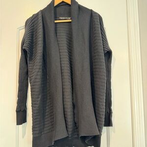 ⚫️ The Limited Women’s Black Open Shawl Collar Ribbed Cardigan Size Small